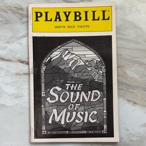 VTG The Sound of Music Broadway Playbill March 1998 FIRM
